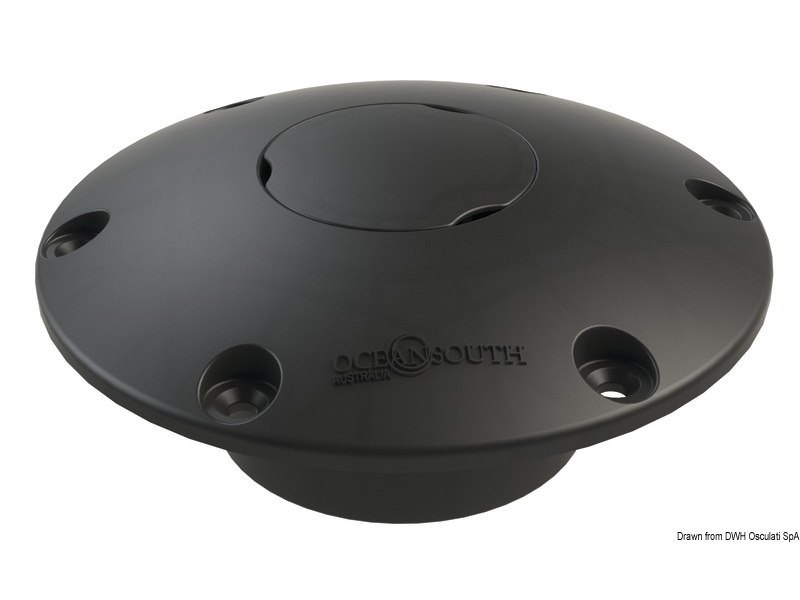 Supporto sedile Waverider con ammortizzatore, testa girevole e base ad incasso