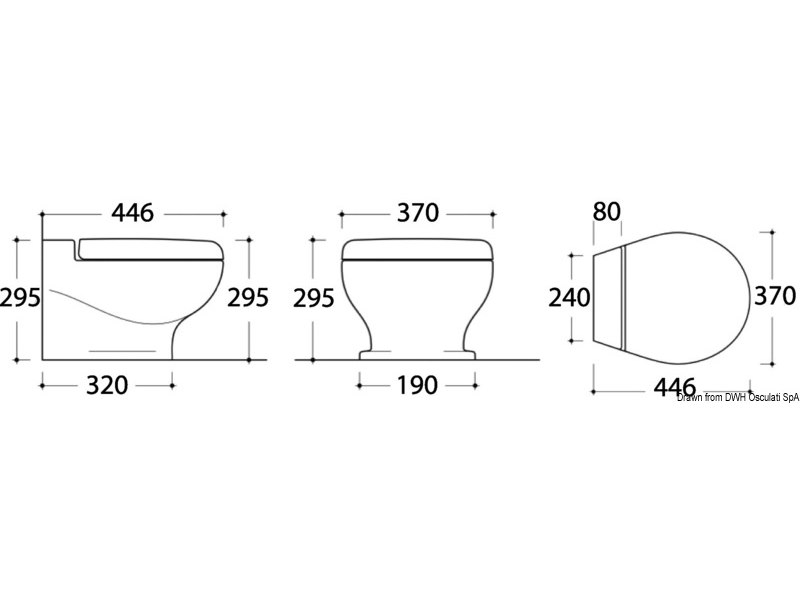 WC elettrico TECMA Nano