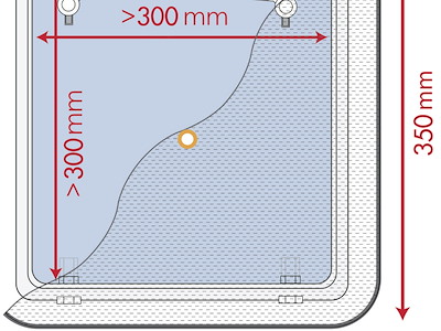 Schermi anti-zanzare per passauomo ed olbò
