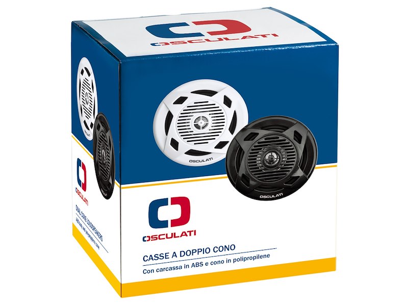 Coppia altoparlanti a doppio cono