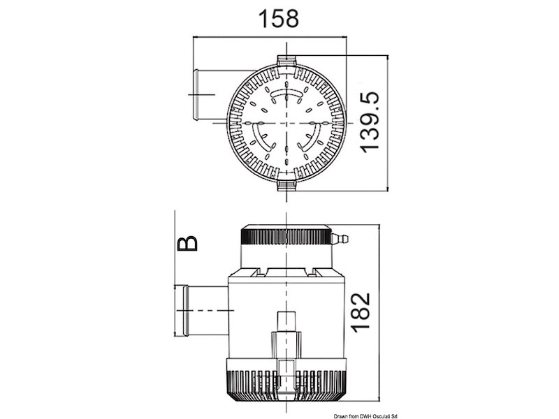 Pompa di sentina ad immersione G3500 12 V 