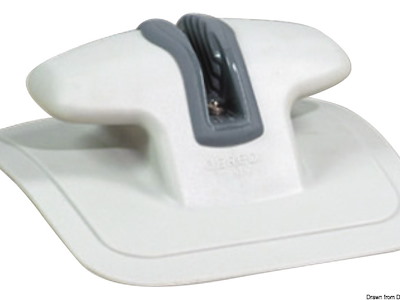 Bitta prua Fast Rubber con strozzascotte RAL 7035 