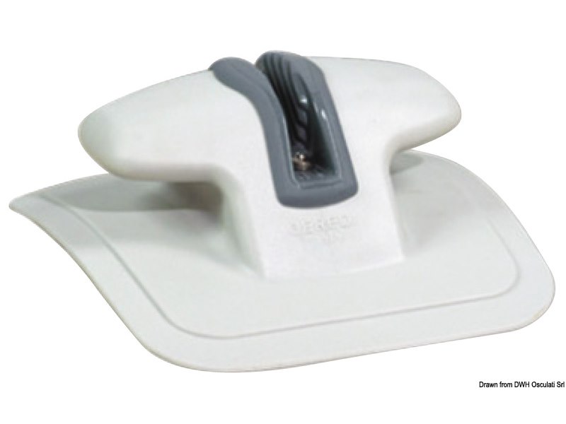 Bitta prua Fast Rubber con strozzascotte RAL 7035 