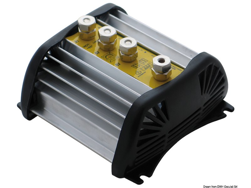 Ripartitori di carica a bassissima caduta di tensione (diodi) ed isolatori automatici di batteria