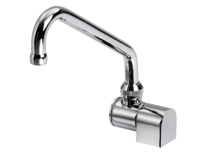 Beccuccio abbattibile in ottone cromato 