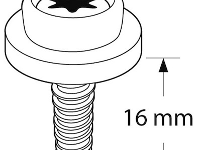 Bottone universale in composito CAF-COMPO