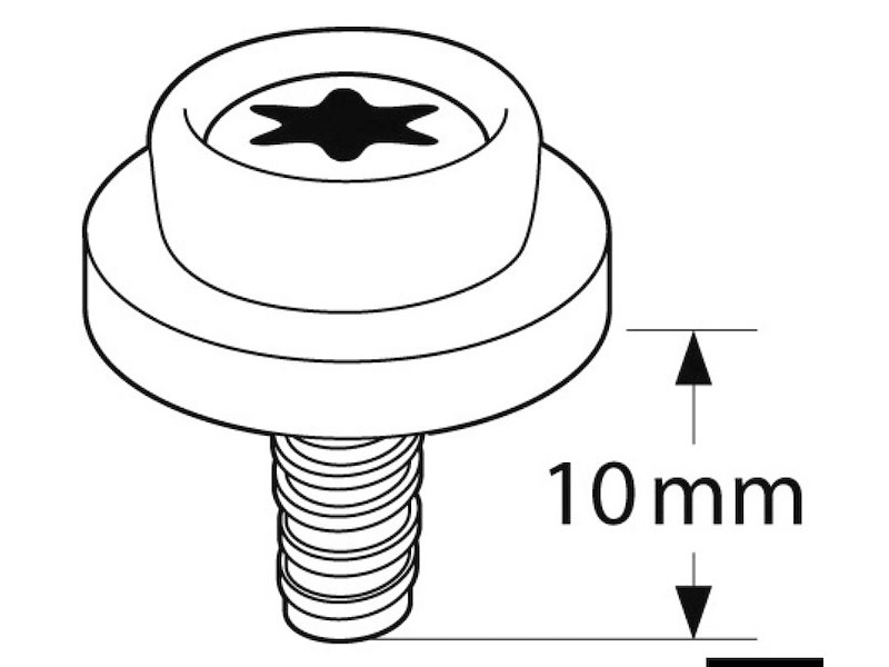 Bottone universale in composito CAF-COMPO