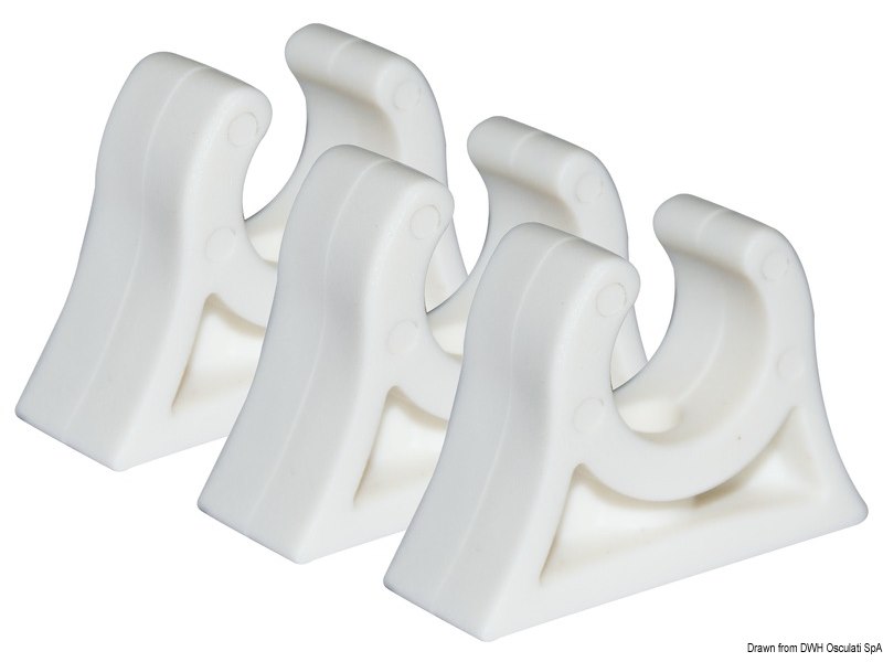 Clip nera per tubi 60/65 mm 