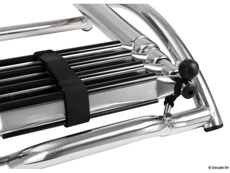 Scaletta a sgancio rapido per gommoni 4 gradini 