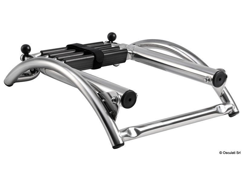 Scaletta a sgancio rapido per gommoni 4 gradini 