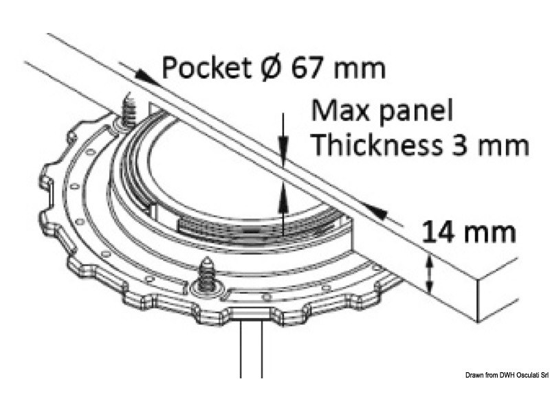 Caricabatterie wireless stagno ROKK 10 W