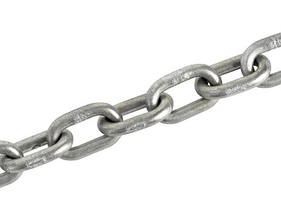 Catena calibrata zincata a fuoco Grado 70 ad alta resistenza