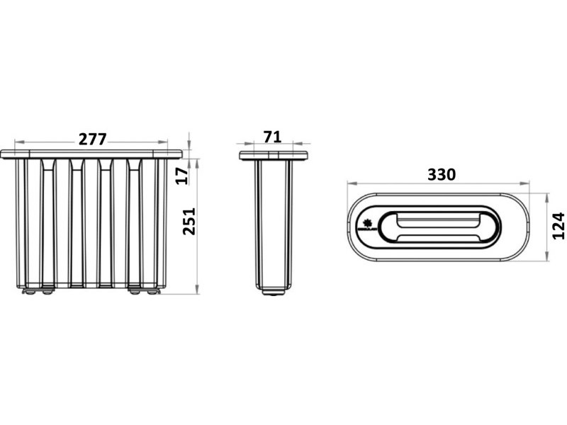 Scaletta emergenza incasso 7 gr. ISO15085-ABYCH-41 