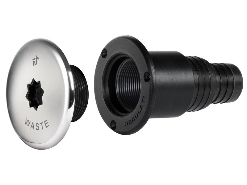 Tappi imbarco Clever in composito + inox