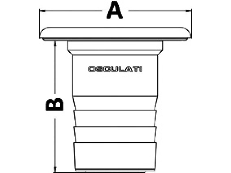 Tappi imbarco Clever in composito + inox