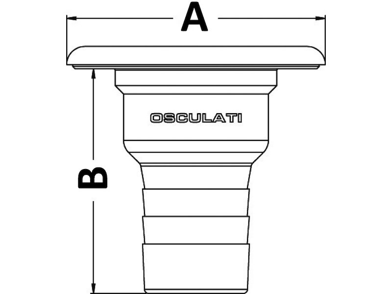 Tappi imbarco Clever in composito + inox