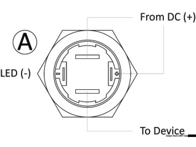 Interruttore FLAT in acciaio inox