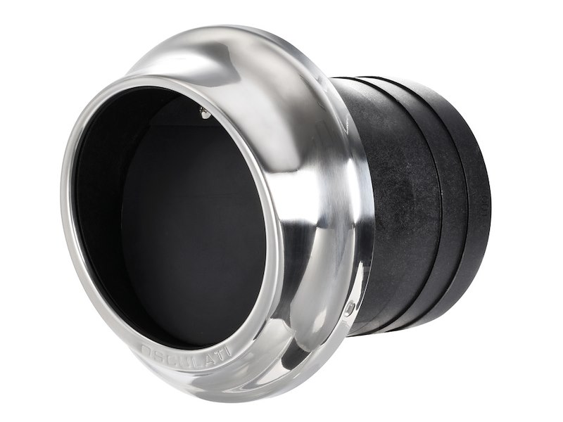 Uscite scappamenti in tecnopolimero ed inox con membrana di non ritorno