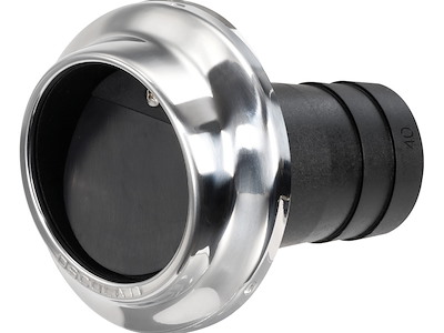 Uscite scappamenti in tecnopolimero ed inox con membrana di non ritorno