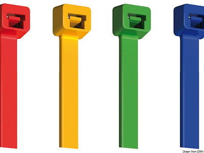 Fascetta in nylon colorata