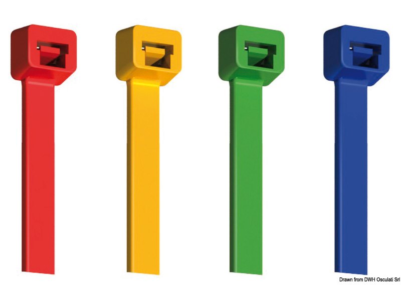 Fascetta in nylon colorata