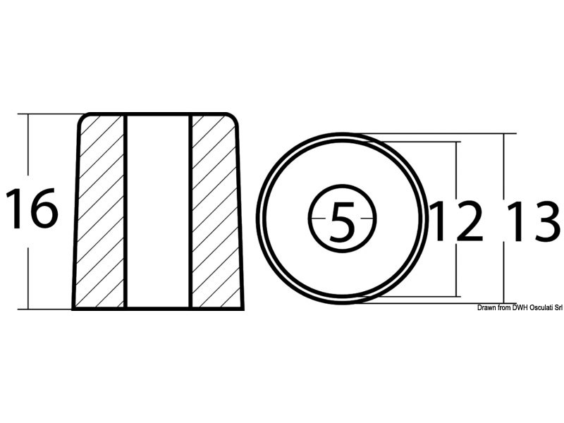 Anodo Yamaha  2,5/9,9 HP 