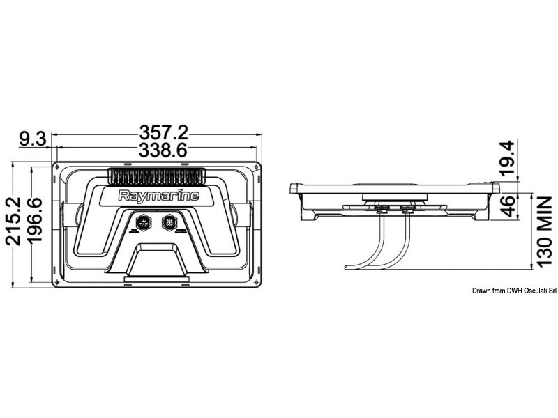 Ecoscandagli RAYMARINE Element S da 7", 9", 12"