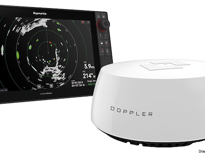 Antenna Radar stato solido  RAYMARINE QUANTUM doppler
