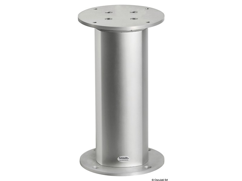 Gamba tavolo tri-telescopica rotonda 12V allum. 