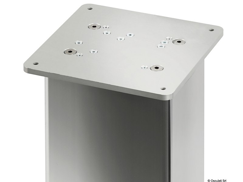 Gamba tavolo elettrica Square-Alu