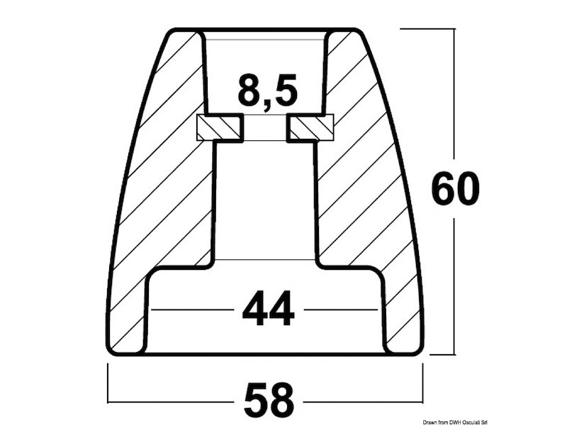 Anodi per motori Johnson/Evinrude G2 - Serie 200-300