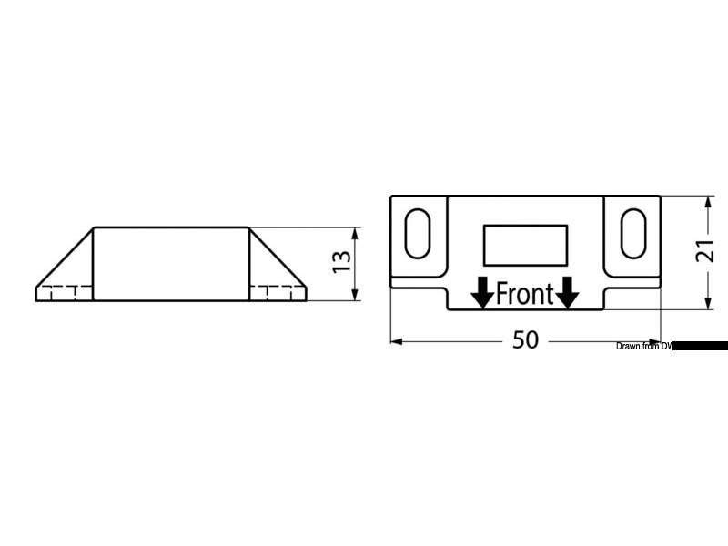 Chiusura magnetica sigillata - fissaggio ad angolo SUGATSUNE