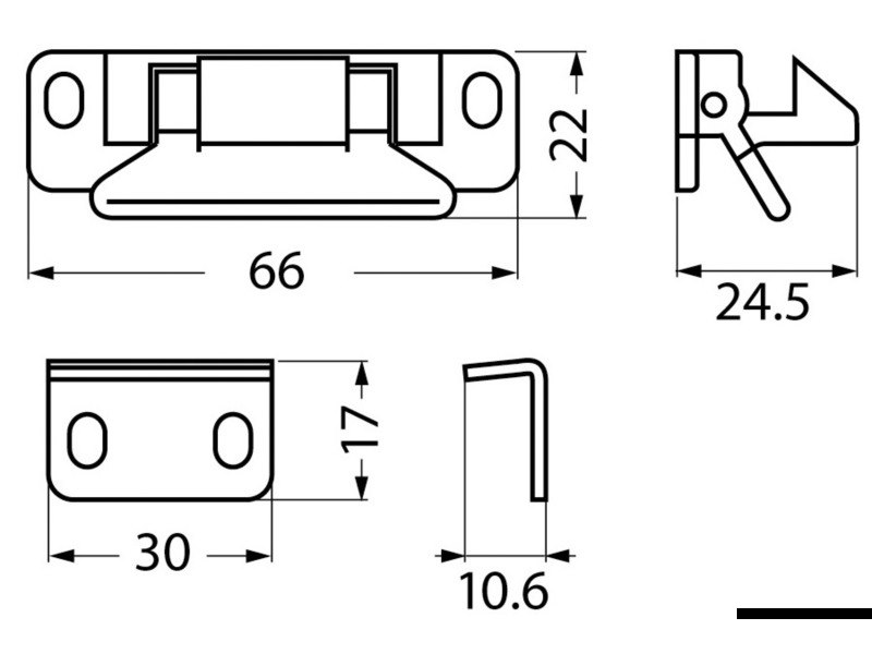 Scrocco a leva a scatto SUGATSUNE