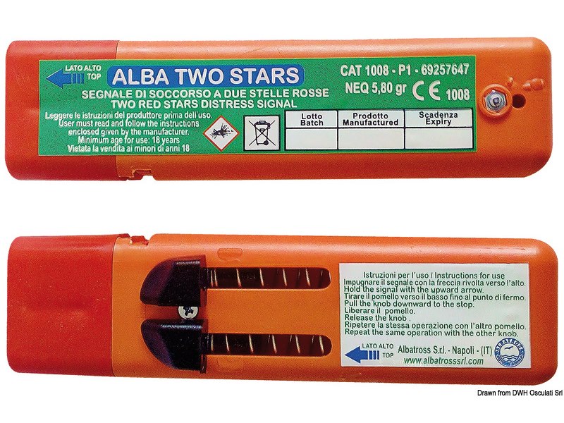 Segnale di soccorso 2 stelle ALBA (Articolo soggetto a eco-contributo Co.Ge.Pir)