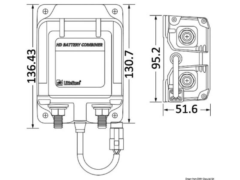 Combinatore batterie/Relay automatico di carica intelligente bistabile LITTELFUSE®