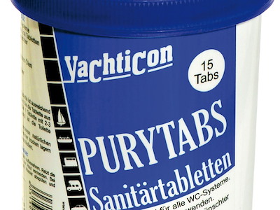 Pastiglie sanitarie per WC Pury Tabs YACHTICON 