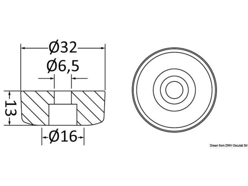 Anodi in zinco per eliche FLEXOFOLD