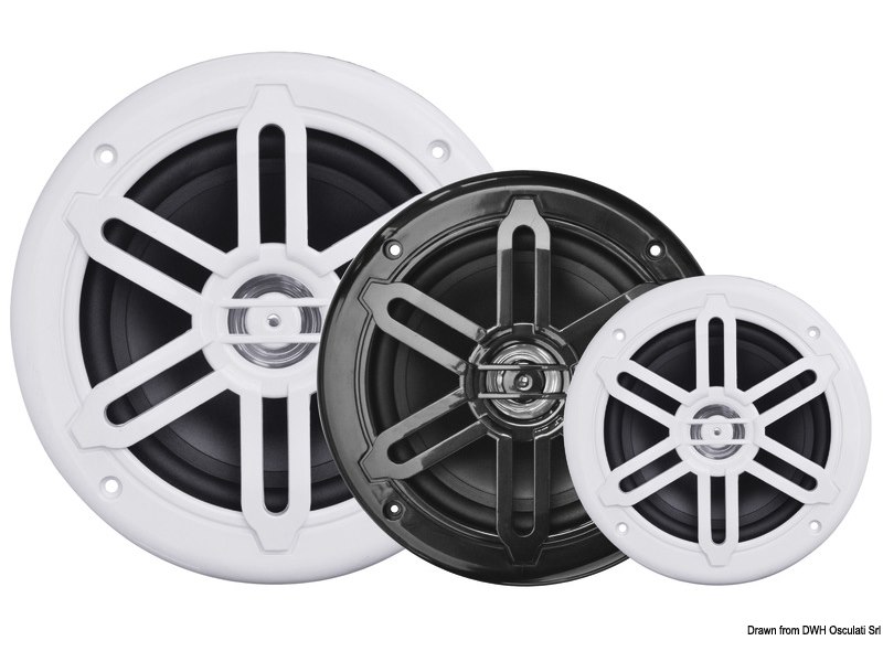 Coppia altoparlanti stereo doppio cono