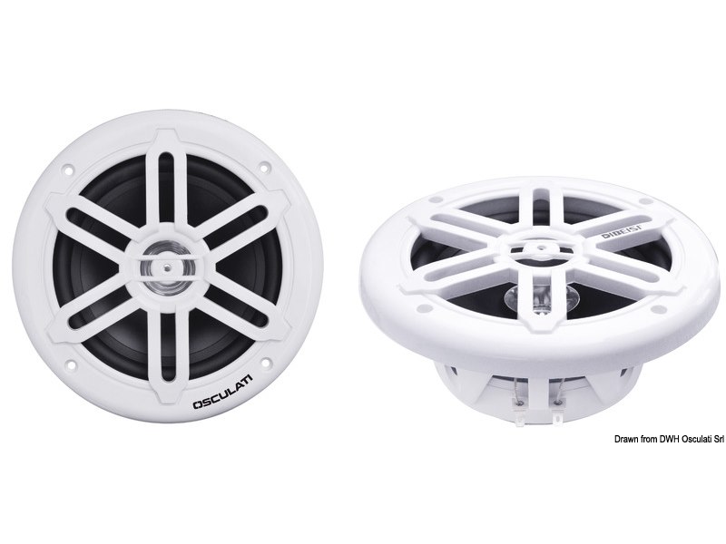 Coppia altoparlanti stereo doppio cono