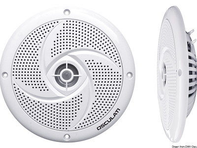 Coppia altoparlanti stereo ultra piatte a doppio cono