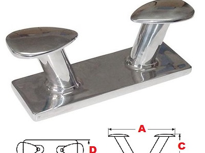 BITTA A FUNGO IN ACCIAIO INOX