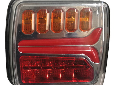 Fanale posteriore a LED dinamico