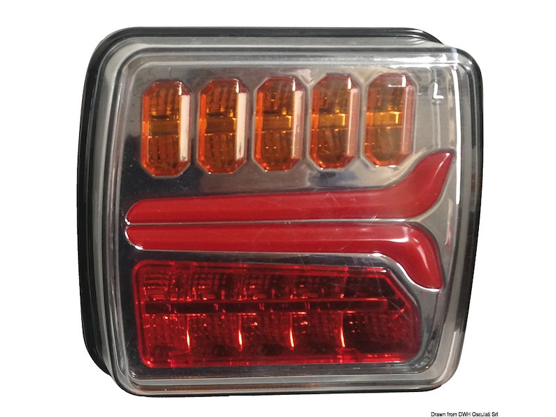Fanale posteriore a LED dinamico