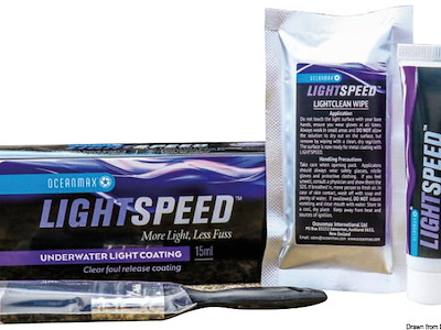 Kit antivegetativa siliconica per luci subacquee 