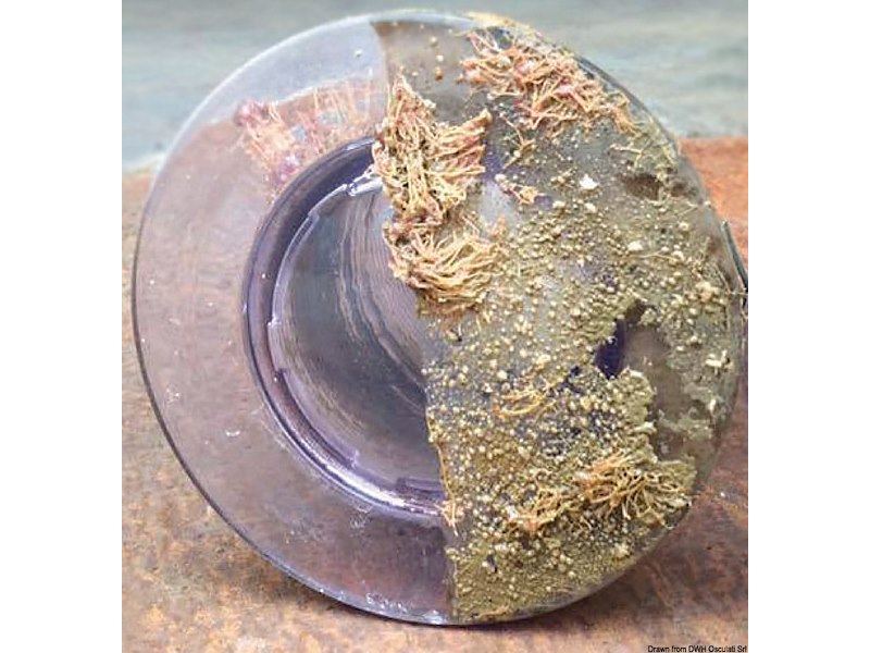 Kit antivegetativa siliconica per luci subacquee 