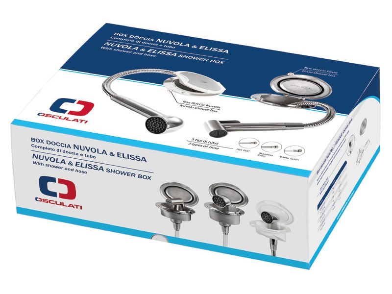 Box doccia Elissa con doccia Keji