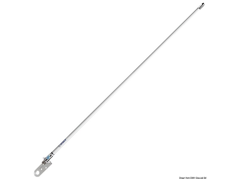 Antenna VHF Scout KM4 predisposta per Windex 100cm 