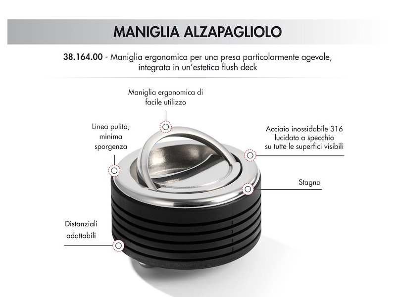 Alzapagliolo Eclipse antivibrante 