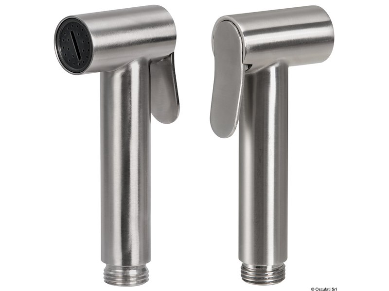 Doccetta inox a pulsante 