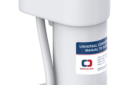 Kit elettrificazione 12V per WC manuale 